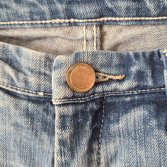 Blank NYC US Women's Size 28 Low Rise Skinny Jeans Light Wash Stretch Distressed - Picture 3 of 13